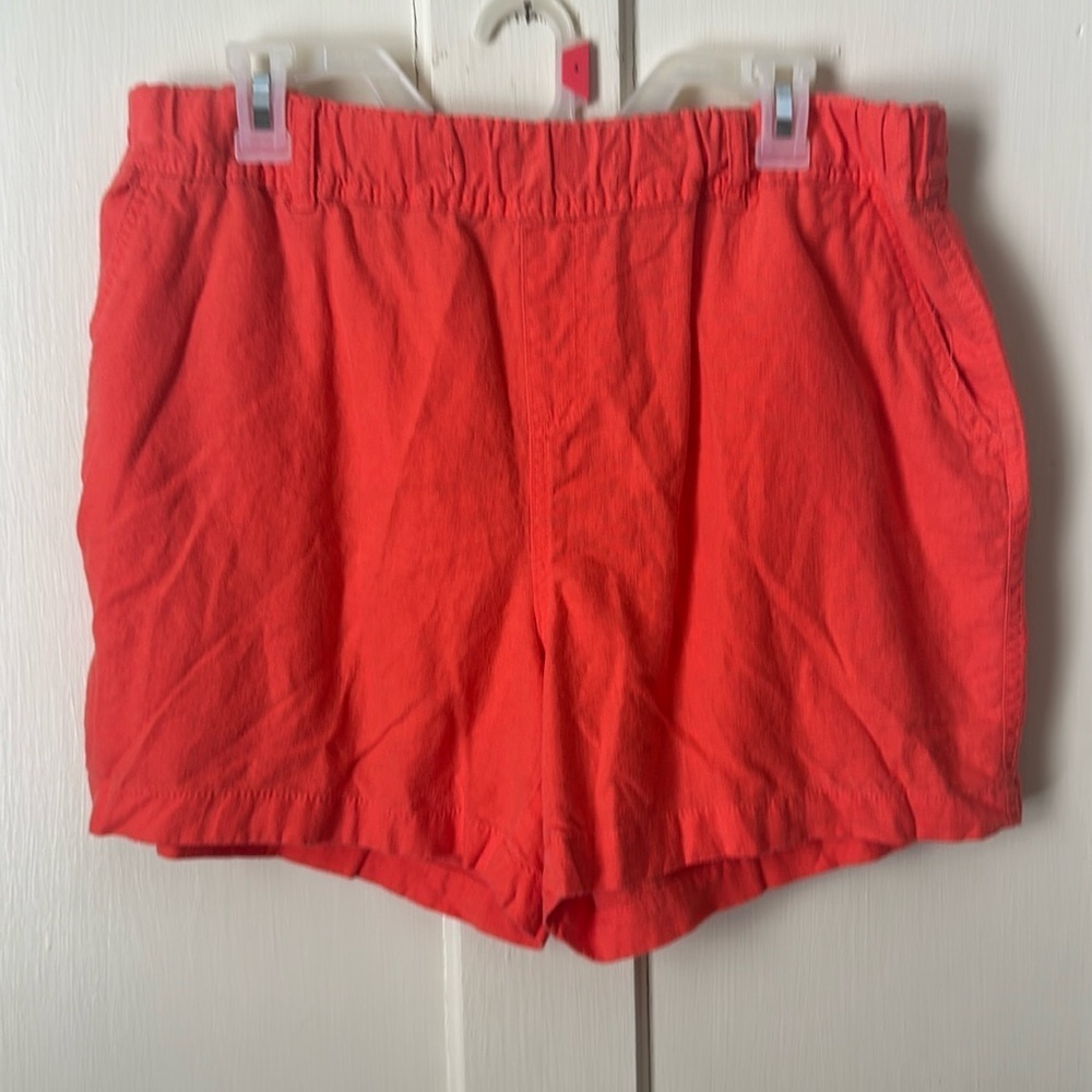 Cato Orange Linen Short size 14/16w